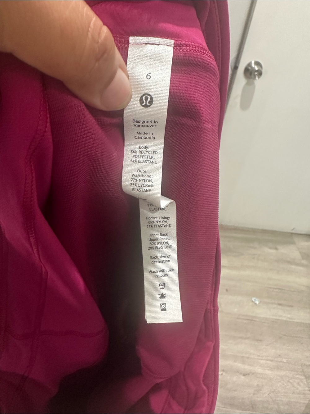 lululemon athletica Fuchsia High-Rise Athletic Shorts - Picture 3 of 4